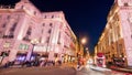 London Piccadilly Timelpase. Regent Street St Jame's.